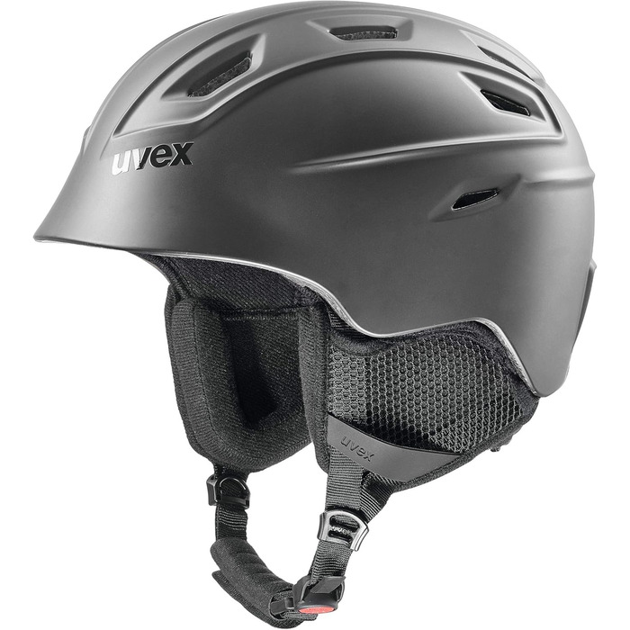 Шолом гірськолижний uvex fierce - чорний матовий, 55-59 см, регулювання розміру