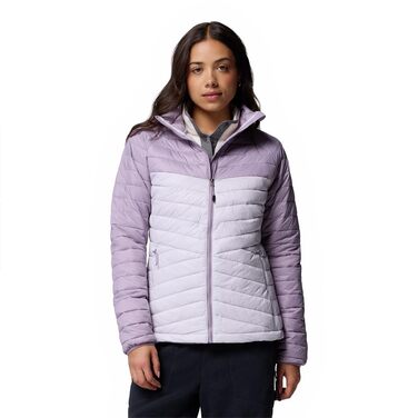 Жіноча куртка-пуховик Columbia Powder Pa Jacket, колір Lavender Pearl / Shale Purple, розмір L