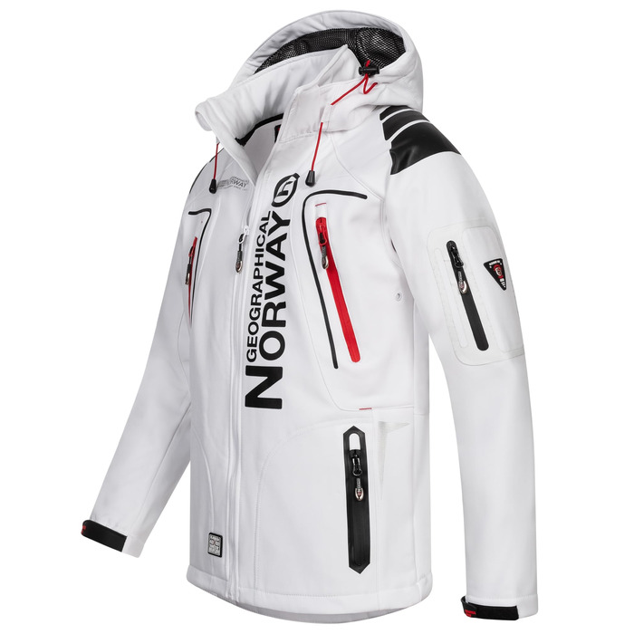 Чоловіча демісезонна куртка Geographica Norway Softshell для гірських походів та спорту, водонепроникна осіння/зимова куртка, колір Roya Bau, розмір L