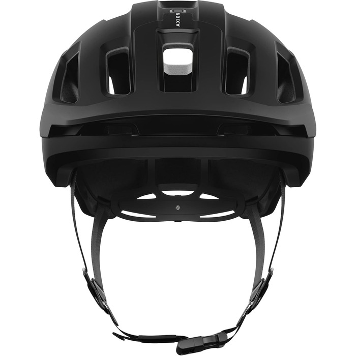 Велошолом POC Axion Race MIPS для трейл-райдерів, захисна технологія MIPS Integra, максимальний комфорт і безпека, розмір L (59-62 см), матовий чорний/білий