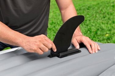 Каяк Hydro-Force Rapid X2 для двох осіб: надувний комплект з сидіннями, спинками, веслами, насосом та сумкою для перенесення