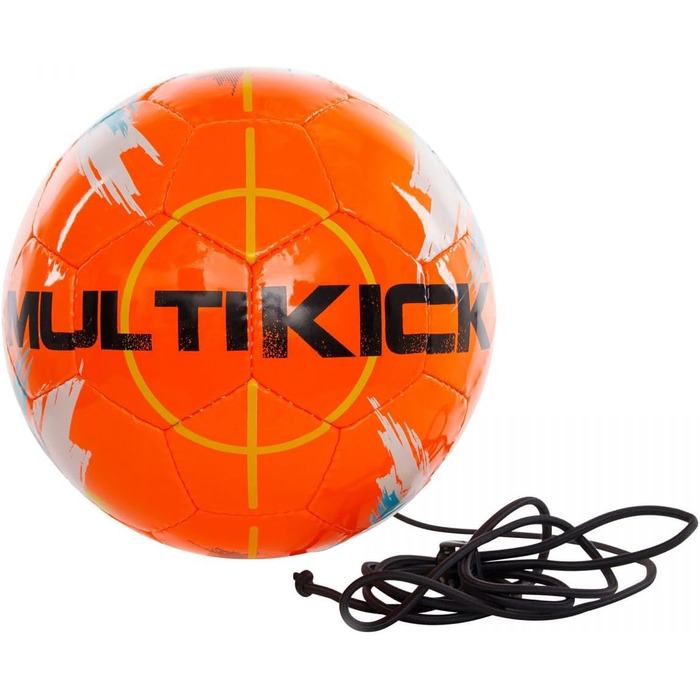 Футбольний м'яч Derbystar Multikick, розмір 5, помаранчево-жовтий