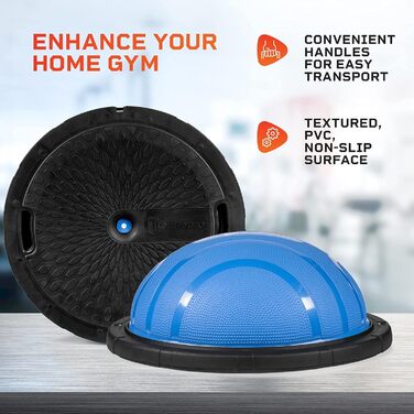 Балансувальний тренажер Horizon Balance Ball синій для фітнесу