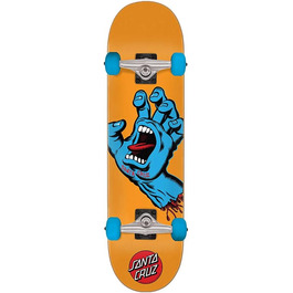 Скейтборд Santa Cruz 20x70 см, повний комплект, помаранчевий, Screaming Hand, 7.8''