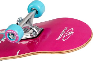 Дитячий скейтборд HUDORA Skate Wonders з рюкзаком, для дівчаток, багато кольорів, малюнок, модель 12172