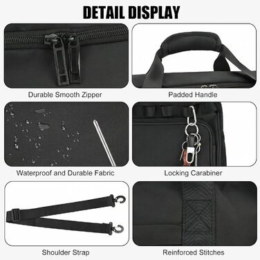 Спортивна сумка для подорожей 65Л для жінок та чоловіків, містка дорожня сумка з відділенням для взуття та вологих речей, сумка для залу та плавання (Чорна)