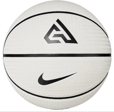 Баскетбольний м'яч Nike Playground 8P 2.0 Грізний Антетокумпо, розмір 7, унісекс, білий