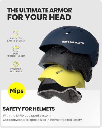 Шолом Outdooraster IPS Kelvin II для сноуборду та лиж (темно-синій, S)