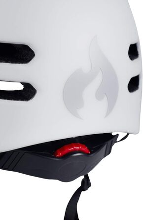 Шолом для самоката Chilli Pro In-Mold, білий, розмір S, високий рівень безпеки, сучасна захисна технологія, зручна підкладка, регульований розмір