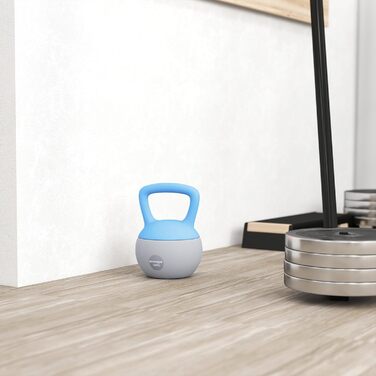 Гантель SportNOW Soft Kettlebell 10 кг з нековзним ручним захватом для тренувань у залі та дому