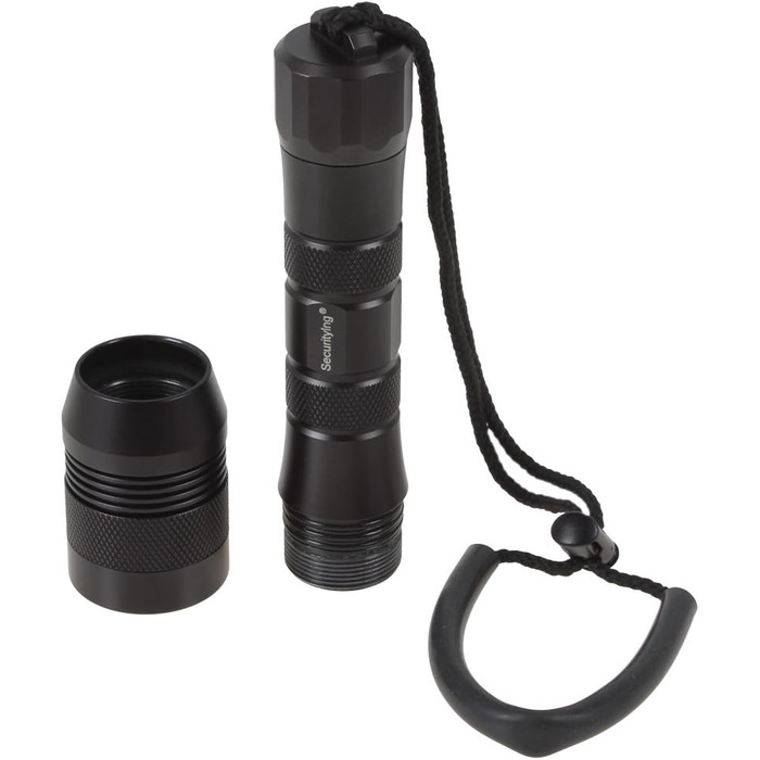 Підводний ліхтар SecurityIng® 1000Lm, 150M, водонепроникний LED, професійний (3 x 1,5V LR14, батареї не входять)