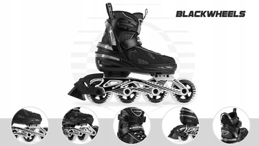 Регульовані ролики для дітей та підлітків Blackwheels, розмір 38-41, унісекс