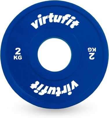 Олімпійський фракційний диск VirtuFit 2 кг, синій, для штанги