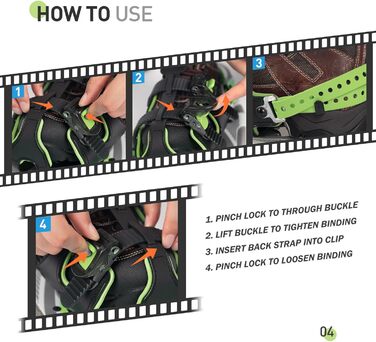 Снігоступи G2 21/25/30 дюймів, легкі, з коробкою для пальців, п'яткою з підйомником, регульованими ремінцями, набором трекінгових палиць, сумкою для перенесення та набором баскеток, оранжево/синій/червоний (21