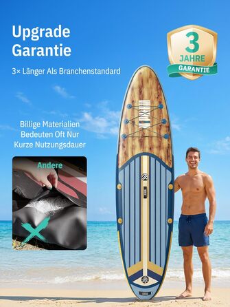 Надувне SUP Board Bluewood Surge 320см з аксесуарами та сидінням. SUP для 2 осіб, 200кг, StabilTrac-Fin