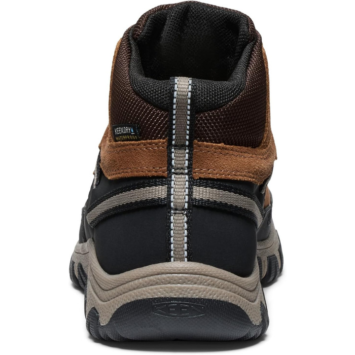 KEEN Targhee 4 Mid - водонепроникні трекінгові черевики для дітей, EU 35, Bison Brindle