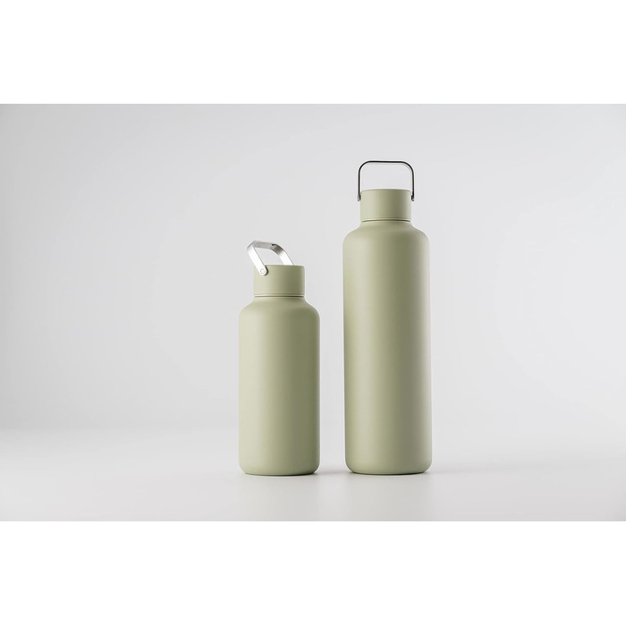 Пляшка для води EQUA Timeless 1000 мл, нержавіюча сталь, BPA-free, герметична, довговічна, універсальна, для матча