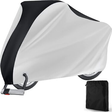 Водонепроникний чохол для велосипеда на 2 велосипеди, 210D Oxford, захист від сонця та дощу, 170x60x85 см