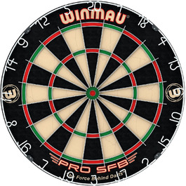 Дартборд WINMAU Pro SFB з сизалю, професійний, різнокольоровий