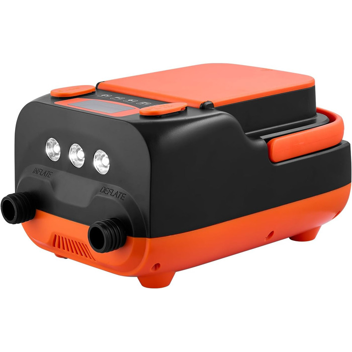 Електрична SUP-насос VEVOR з USB, 20PSI, для надувних SUP-дошок, наметів, з LED-підсвічуванням та автоматичним вимкненням