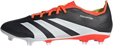 Футбольні бутси Adidas Predator League для твердого поля, унісекс, 46 EU, чорний/білий/червоний