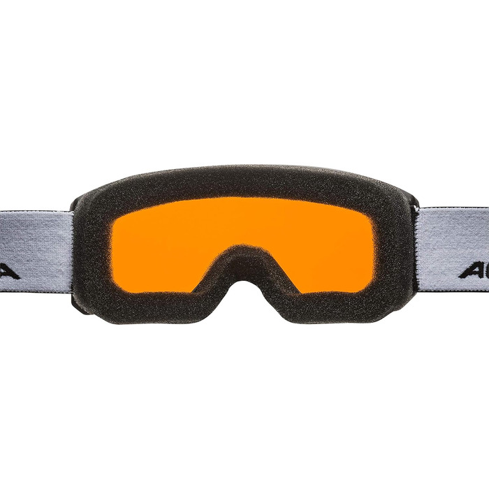 ALPINA SCARABEO JR. – дитяча лижна маска OTG, ударостійка, з 100% UV-захистом, антифог, чорна