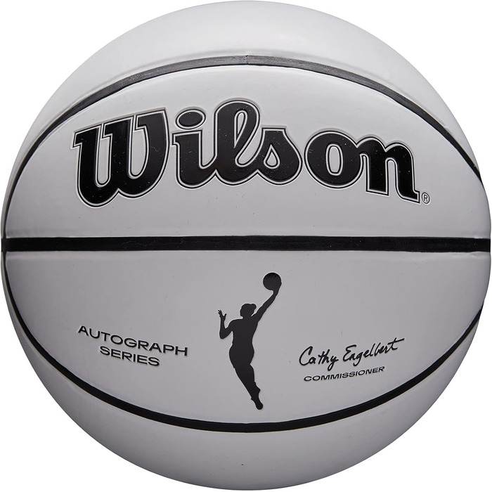 Баскетбольний м'яч WILSON WNBA для жінок, офіційний та міні, біло-оранжевий, серія Commemorative