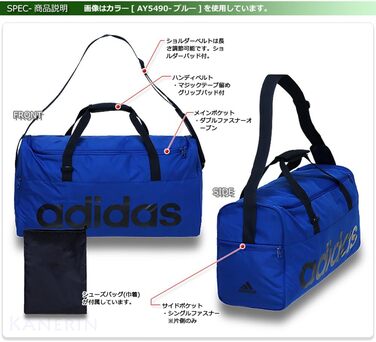 Спортивна сумка adidas Lin Per Tb M, синя, розмір M