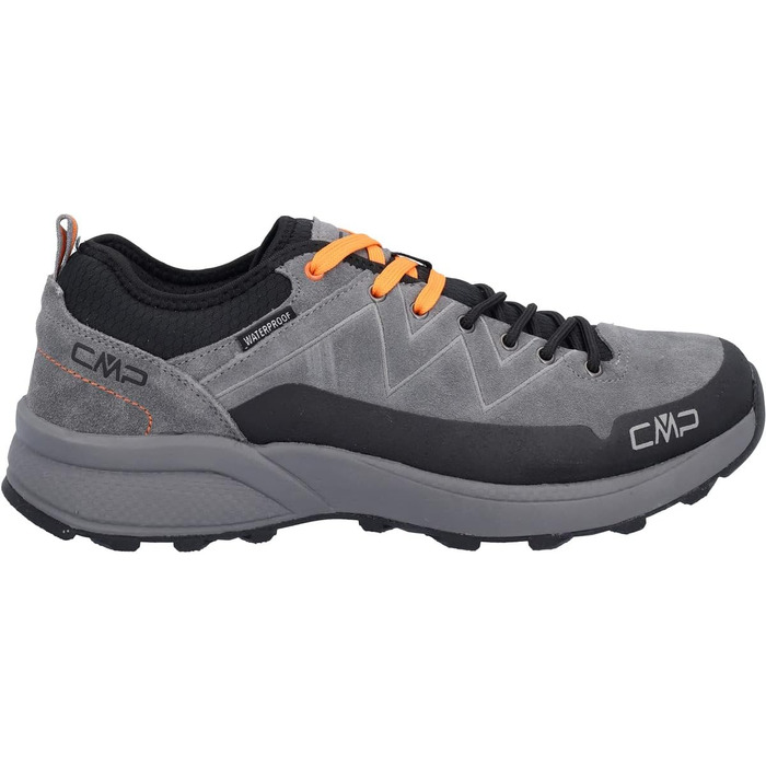 Чоловічі трекінгові черевики CMP KaleePSO Low WP сіро-помаранчевого кольору (44 EU)