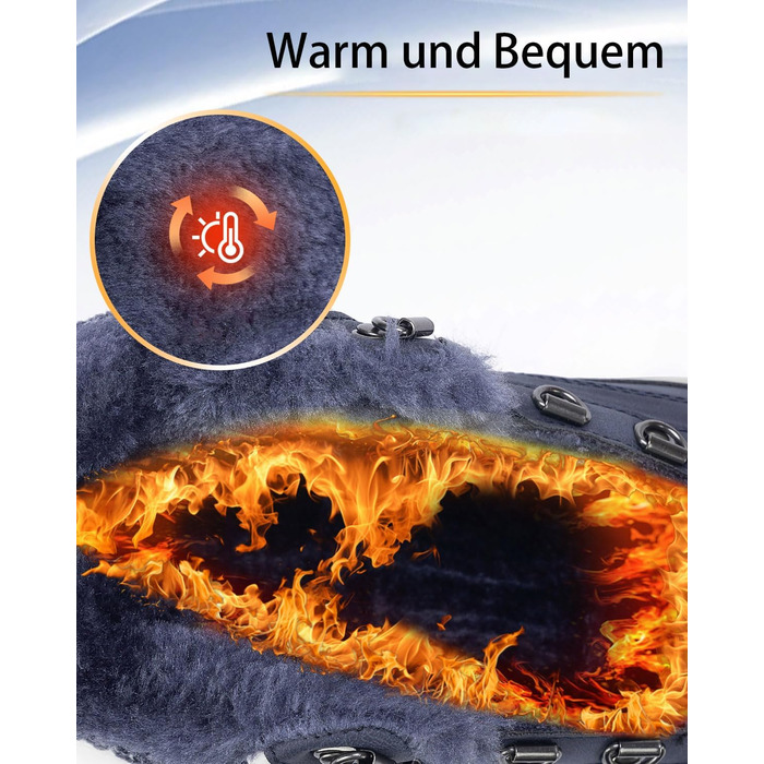 Зимові черевики для жінок, снігоступи, антиковзаючі чоботи, зимові черевики 37-42 EU (41 EU, блакитні)
