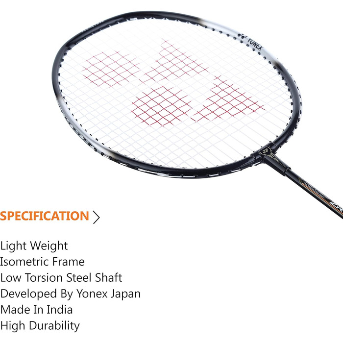 Бадмінтонні ракетки YONEX ZR 100, легкі, алюмінієвий сплав, з повним чохлом, 2 шт.
