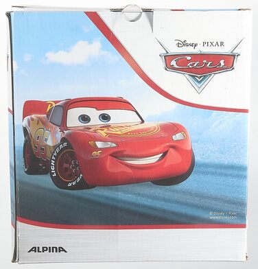 Дитячий набір ALPINA Disney Cars: лижний шолом і маска, 48-52 см, безпечний, якісний