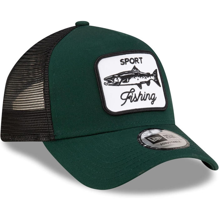 Кепка бейсболка New Era Outdoor Patch Olive з регулюванням, універсальний розмір (риболовна)