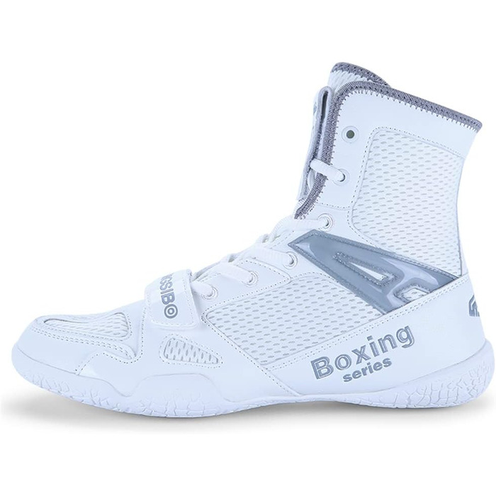 Чоловічі боксерські туфлі для боротьби, фітнесу та тренувань, розмір 43 EU, білі