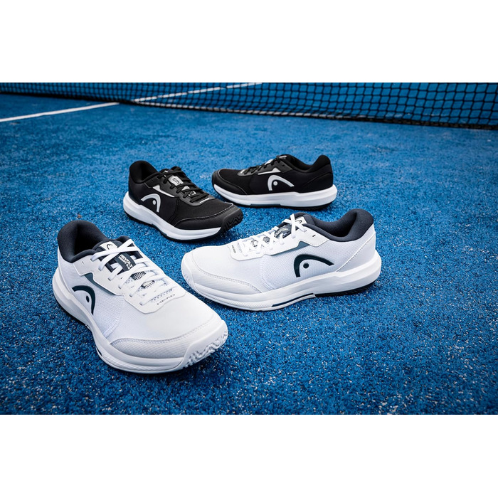 Чоловічі тенісні кросівки Head Revolt Court 5.0, 42.5 EU, білий/блакитний