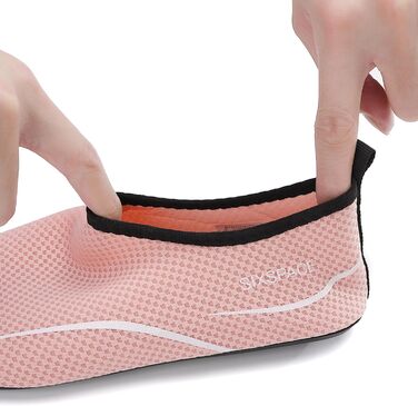 Шкарпетки для плавання та водних видів спорту, дихаючі, швидковисихаючі, унісекс, розмір 34-47, колір рожевий