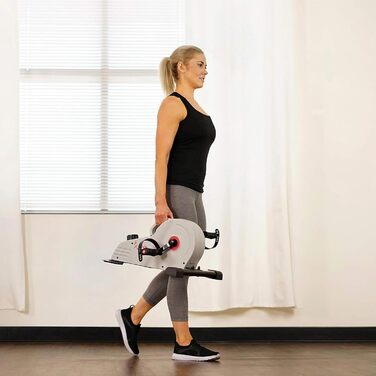 Магнітний міні-велотренажер Sunny Health & Fitness Smart: підстільний педальний тренажер для сеньйорів та кардіо-тренувань вдома з підтримкою додатка SunnyFit