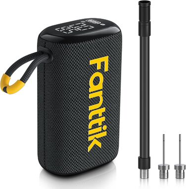 Електричний насос Fanttik X8 Nano для м'ячів, ультрашвидке накачування, портативна повітряна помпа з точним цифровим манометром і LCD-дисплеєм для баскетбольних, футбольних, волейбольних та регбійних м'ячів