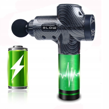 Перкусійний масажер для тіла та спини Massage Gun Pro: набір з 10 насадок