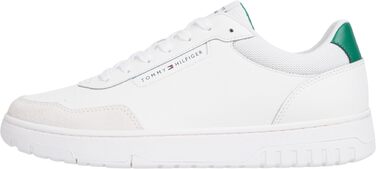 Чоловічі шкіряні кросівки Tommy Hilfiger Court Sneaker Basket Core Elegant, білий/екрю, розмір 46 EU