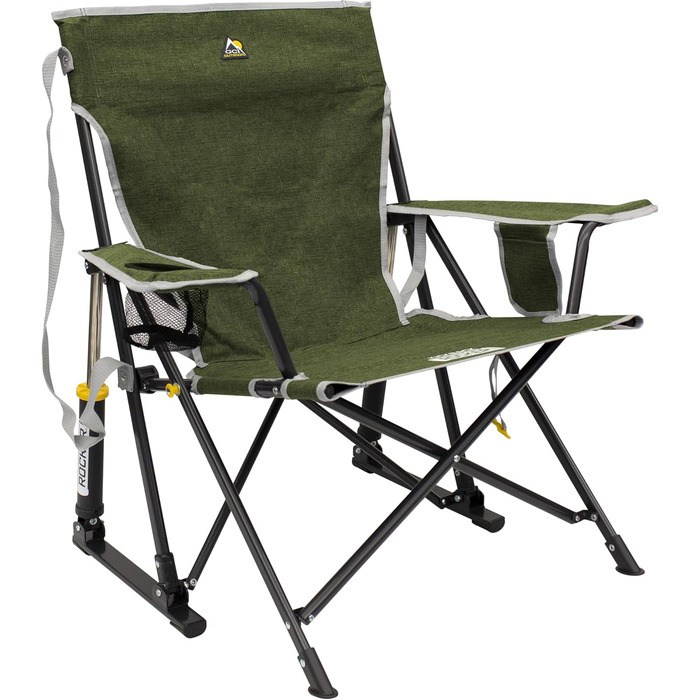 Крісло-гойдалка GCI Outdoor Kickback Rocker для відпочинку на природі, зелене