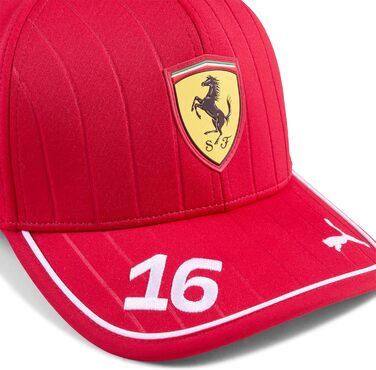 Кепка PUMA Scuderia Ferrari F1 2025 Charles Leclerc - червона, універсальний розмір