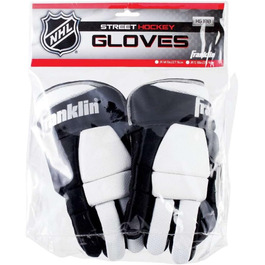 Дитячі хокейні рукавички Franklin NHL SX150, чорні/білі, універсальний розмір