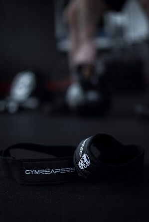 Петлі для тяги Gymreapers з неопреновою підкладкою, 18'' бавовна, для пауерліфтингу, бодібілдингу, кросфіту та силових тренувань