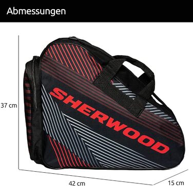 Сумка для ковзанів Sherwood: для ковзанярів, роликів та хокею (Redline)