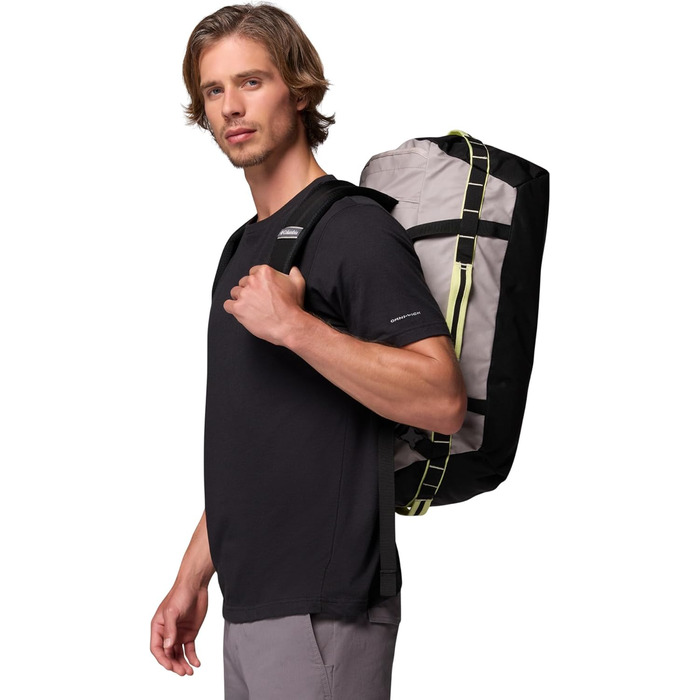 Спортивна сумка Columbia Landroamer 40L унісекс, сіра Flint Grey/Black/Citron Haze