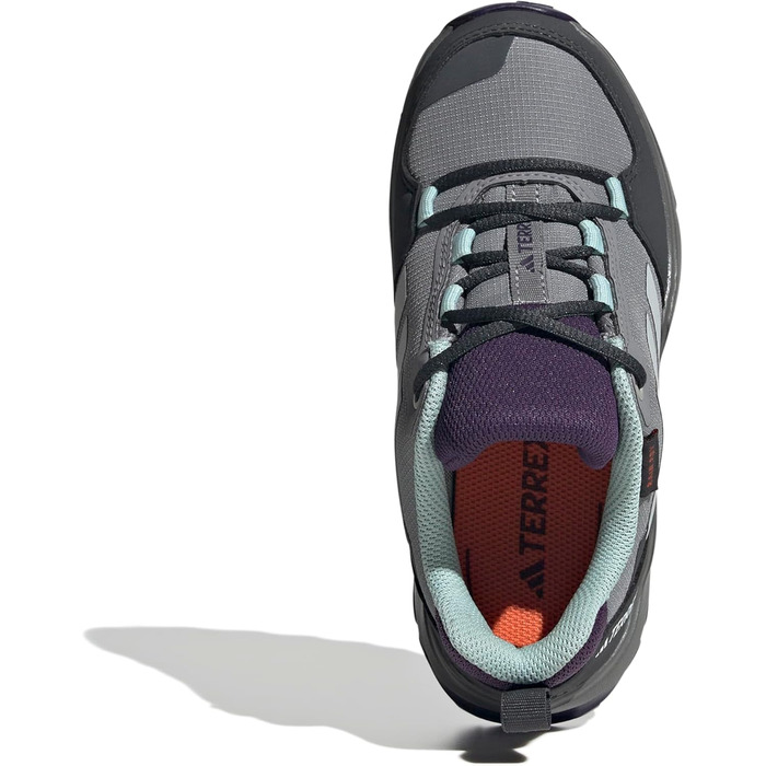 Дитячі трекінгові черевики Adidas Terrex Ax4R RAIN.RDY (28 EU, сірий/сірий/блакитний)
