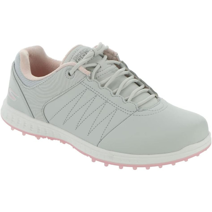 Гольф-кросівки Skechers Go Pivot Spikeless для жінок, 39 EU, світло-сірий, рожевий