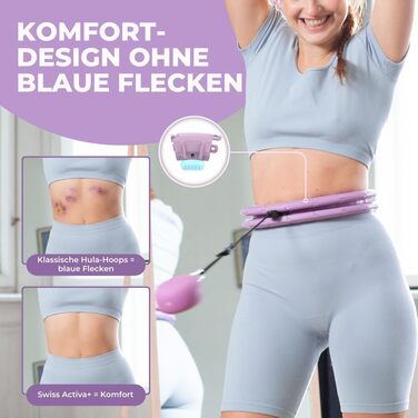 Розумний хулахуп Swiss Activa+ S2 XXL для дорослих, синій