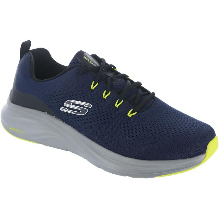 Чоловічі кросівки Skechers Vapor Foam, 43 EU, Navy Mesh Synthetic Lime Trim